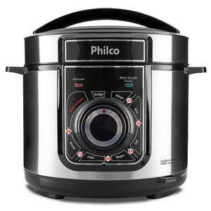 Panela de Pressão Multifuncional Philco Ppp02 Inox 220V
