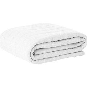Cobre Leito Tecebem Solteiro Malha Lisa 170 X 240Cm Branco