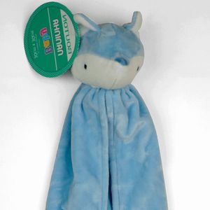 Naninha Com Prendedor De Chupeta E Pelucia Azul