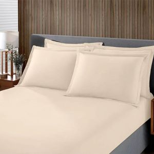 Jogo De Cama Buettner Casal Malha Liso 3 Peças Image Perola
