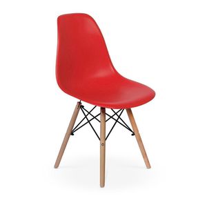 Mesa De Jantar Maitê 80cm Com 4 Cadeiras Charles Eames