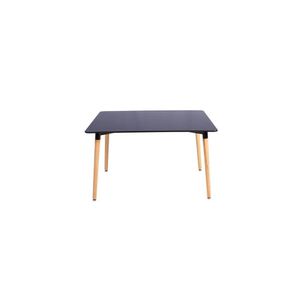 Mesa Jantar Eiffel 120x80 Base Madeira Preta