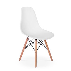 Conjunto Mesa de Jantar Maitê 60cm Preta 2 Cadeiras Branca