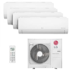 Ar Condicionado Multi Quadri Split Inverter 30000 BTUs (3x9000 + 1x12000 BTUs) LG Quente/Frio 220v