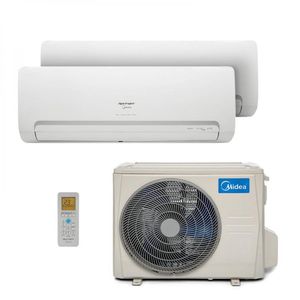 Ar Condicionado Multi Bi Split Inverter 12000x12000 BTUs Quente e Frio Springer Midea 220V Monofásico