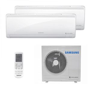 Ar Condicionado Multi Bi Split Inverter 12000+24000 BTUs Quente e frio Samsung 220v