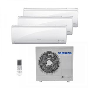 Ar Condicionado Multi Tri Split Inverter 3x9000 BTUs Quente/Frio Samsung 220v 1F AJ018NCJ3CH/AZ
