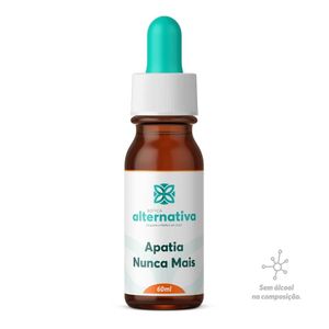 Floral De Bach - Apatia Nunca Mais 60ml Sem álcool