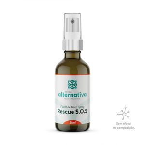 Floral De Bach Em Spray - Rescue S.o.s 30ml Sem álcool