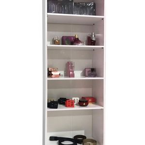 Kit Expositores Colméia com Cabideiro Balcão Arara e Estante