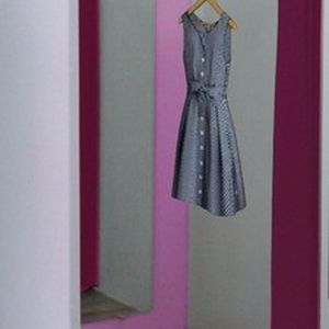 Provador de Roupas Simples 90x90cm Branco