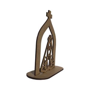 Capelinha Oratório Santa Nossa Senhora Aparecida Mdf Drossi