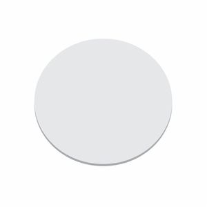 Disco Circular Branco para Lustre Tampa Luminaria 2mmx18cm