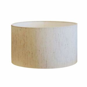 Cúpula Abajur Cilíndrica Cp-8028 60x30cm Linho Bege