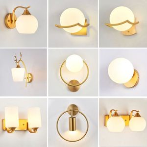 Arandelas Vidro Led Dourado Espelho E27 12W Led Bulb X1 13