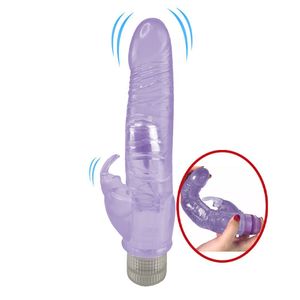 Penis Dildo 22Cm Rabbit Vibrador