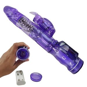 Penis Vibrador Rabbit Prova D'Agua 21Cm Multipla Estimulaçao