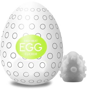 Ovo Mastubador Pênis Egg Estimulo Punheta Clicker Flexível