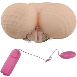 Bunda Realista Com Vibrador Controle Masturbador