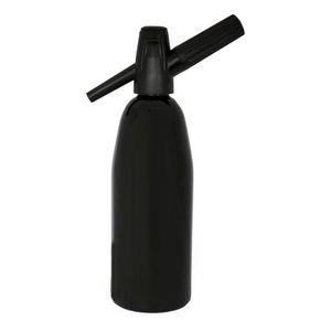 Garrafa Sifão Soda Alumínio Preta 1 Litro Best Whip