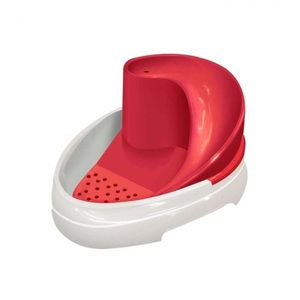 Fonte Bebedouro Automático Tobo Vermelho Mec Pet Bivolt