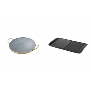 Kit Pedra Para Pizza Electrolux + Chapa Grill Electrolux (2004635 + 2004344) Kit Pedra Para Pizza Electrolux + Chapa Grill Electrolux