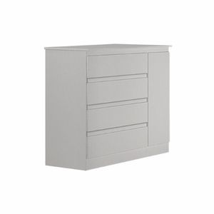 Cômoda 4 Gavetas e 1 Porta Valverde Móveis Neve