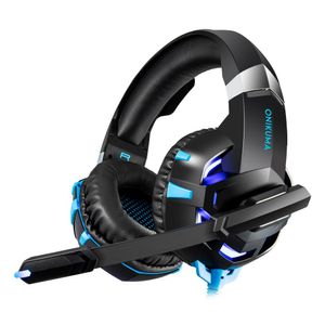 Fone Headset Gamer para Pc Celular e Videogame K2 Pro Azul