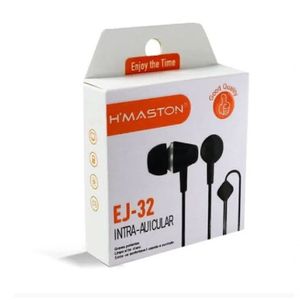 Fone De Ouvido Com Microfone Ej-32 H'maston