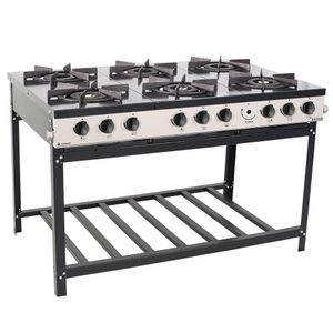 Fogão Industrial 6 Bocas Sem Forno Venâncio