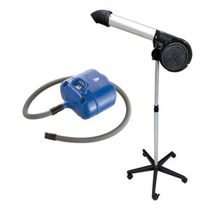Kit Pet Shop Secador 5000 Black + Soprador Revolution Kyklon Azul - 220v