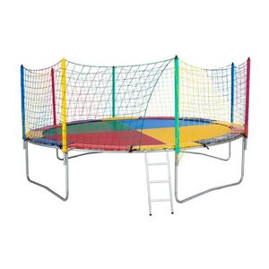 Cama Elástica 4,40m 4 Pés Chicoplay Lona Colorida Nacional