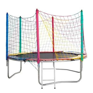 Cama Elástica Chicoplay De 2,44 M Lona Preta Importada Sem Emenda