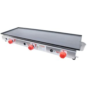Chapa A Gás Cefaz 90 Cm Baixa Pressão 3 Queimadores Cs-03