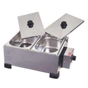Derretedeira De Chocolate Marchesoni Industrial 2 Cubas 2,5 Kg 127v