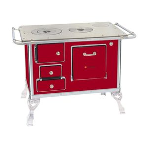 Fogão A Lenha Tradicional Venâncio 01 Vermelho Intenso 1dvr