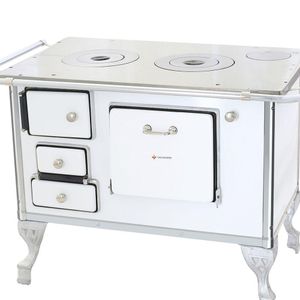 Fogão A Lenha Tradicional 02 Venâncio Sem Tampa Branco 2dbr