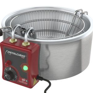 Fritadeira Tacho Elétrica Metalcubas 5 Litros Tfre5 127v