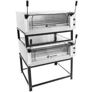 Forno Roma Venâncio 90cm De Lastro Elétrico Duplo Com Pedra Refratária 220v Ferid90