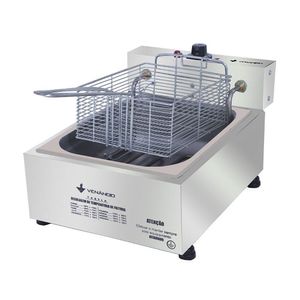 Fritadeira Profissional Elétrica 1 Cuba 5 Litros Venâncio Sfe112 - 110v