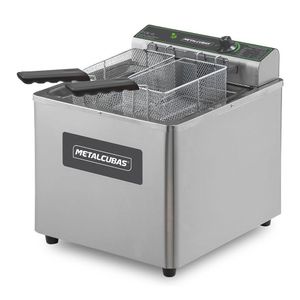 Fritadeira Elétrica Zona Fria De Mesa Metalcubas 15 Litros Foe15m 5000w 220v