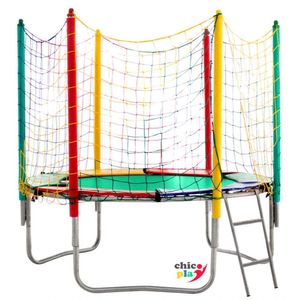 Cama Elástica 2,44m Chicoplay Lona Verde Nacional