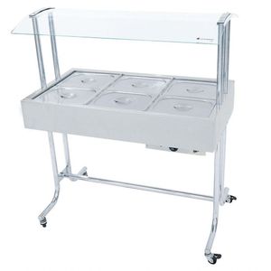 Estufa De Aquecimento Master 6 Cubas 1/2 Com Tampa Venâncio Ea6mt 220v
