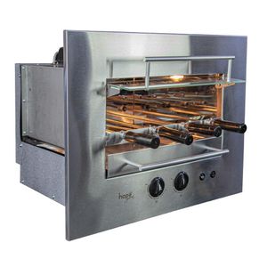 Assador A Gás De Embutir 4 Espetos Rotativos Hope Roast Premium 04