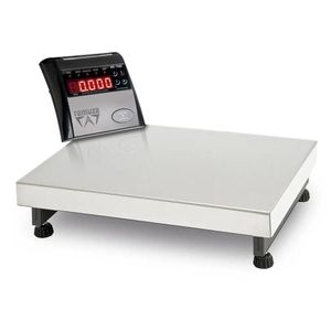 Balança Industrial Aço Carbono Bivolt 300Kgx100G Base 50X60Cm