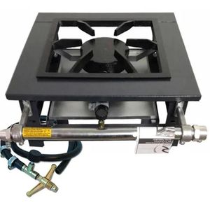 Fogão Industrial De Mesa 1 Boca Mr Fogões 30X30 Alta Pressão
