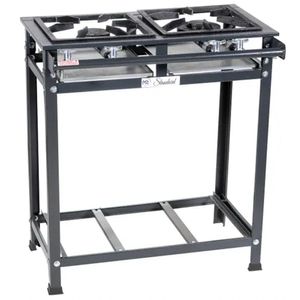 Fogão Industrial 2 Bocas 1 Dupla Standard Baixa Pressão Mr Fogões 30X30 P5