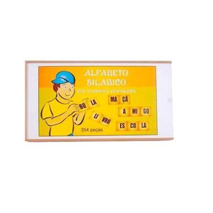 Brinquedos Educativos Alfabeto Silábico 354 Peças