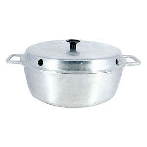 Forma com Cone Para Bolo Alumínio Fundido Polido 24cm