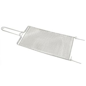 Grelha Dobrável Miúdo para Churrasqueira 17x58 Cm